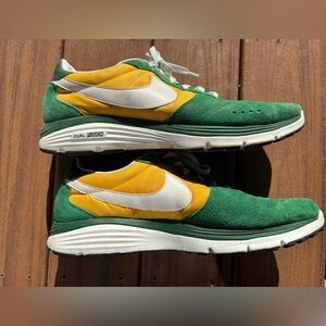 Men’s size 15 Nike Dual Fusion Green and Yellow Athletic Shoes
